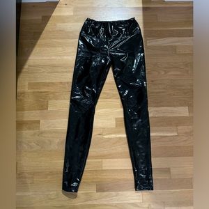 Akira Liquid latex faux leather leggings
